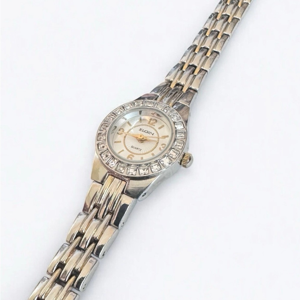 ELGIN Rhinestone Quartz Analog Watch (7.75”) - Picture 4 of 11